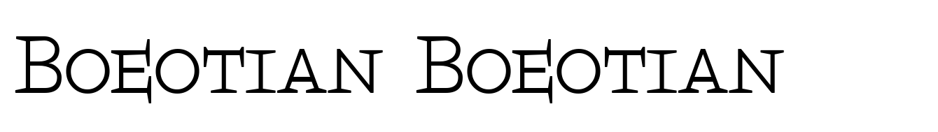 Boeotian Boeotian